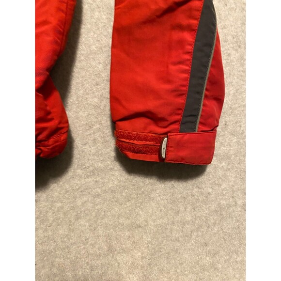 L.L. Bean Jacket Womens Medium Red Black 100% Nylon Long Sleeve Outdoor Full-Zip - Picture 15 of 16